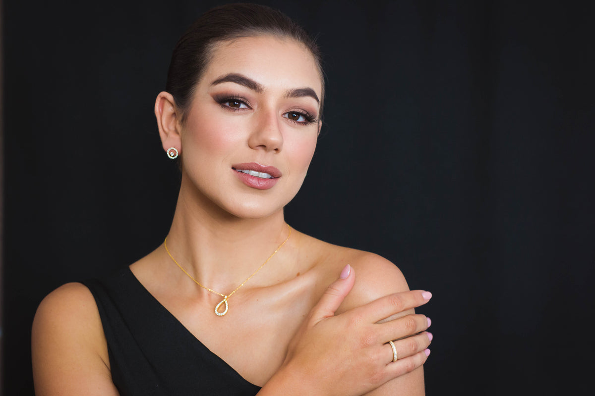 GODDESS PAVE RING GOLD – Georgini International