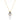 GEORGINI ELEGANT ESSENTIALS 7MM PEAR CUT HIDDEN HALO PENDANT GOLD