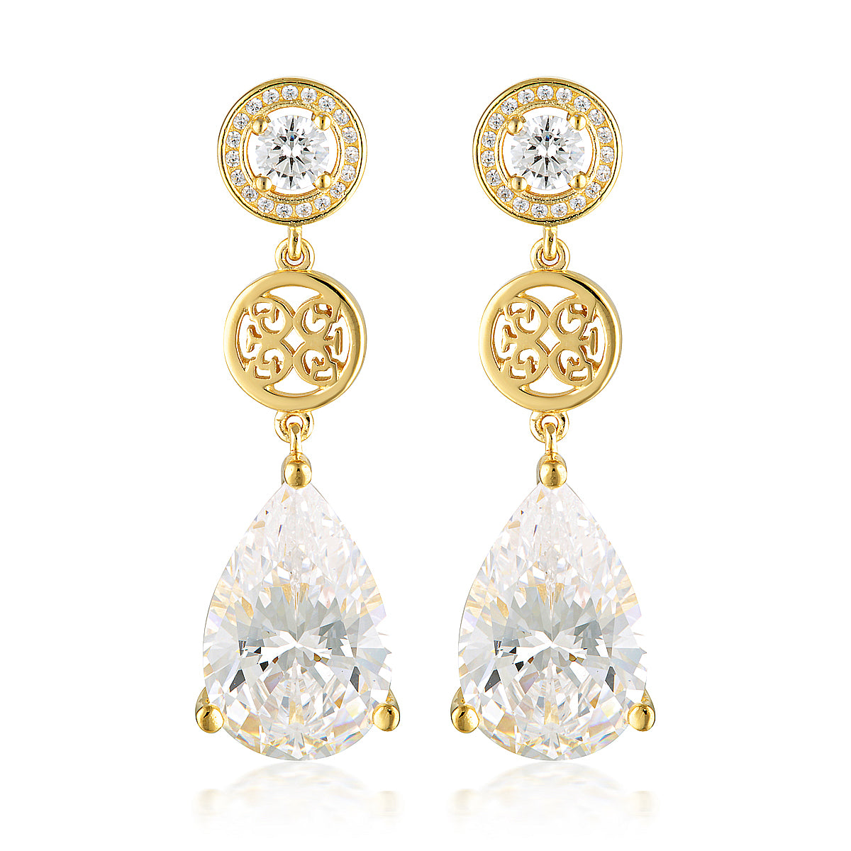 Signature Memento Earrings Gold – Georgini International