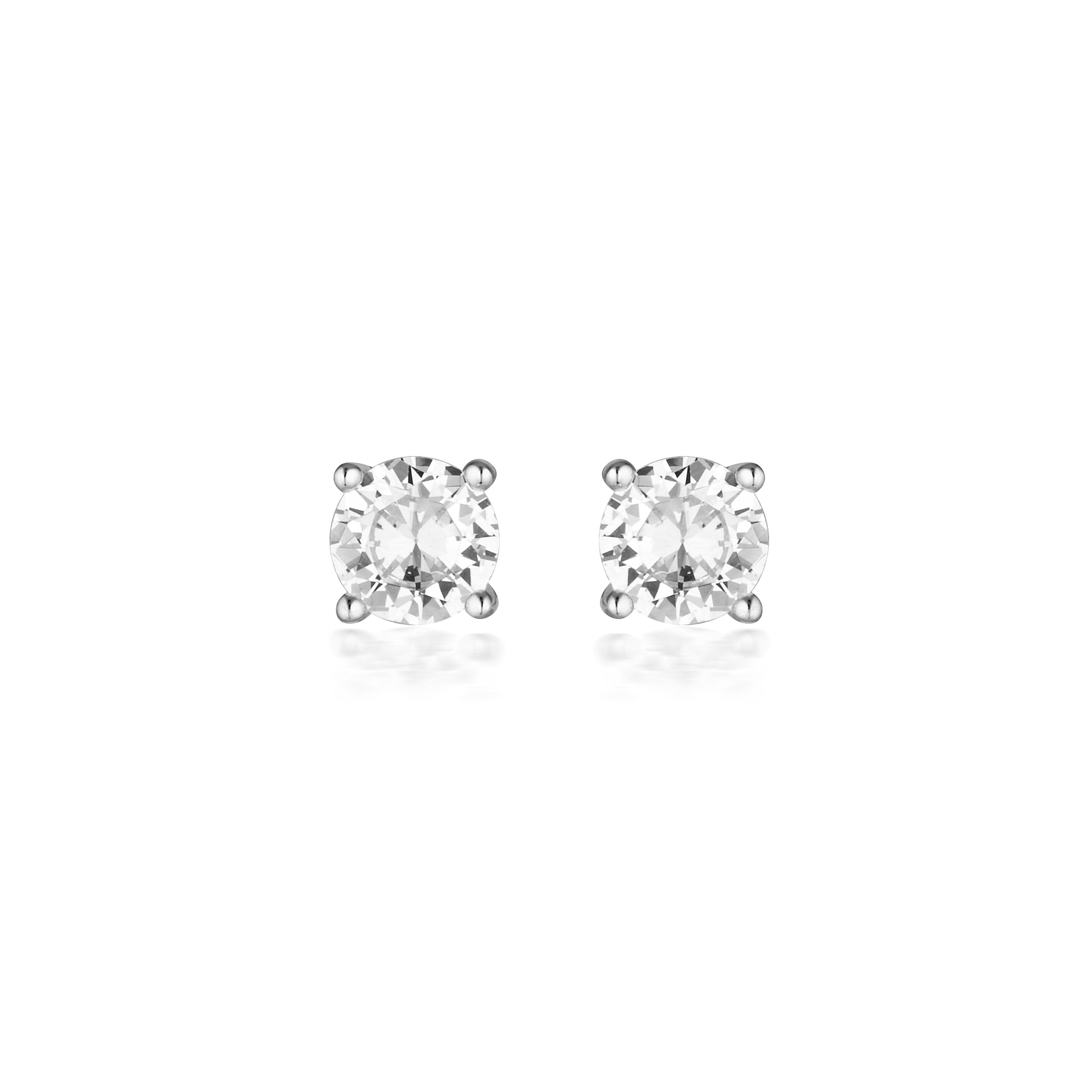 MOISSANITE STUDS 1TCW IN 9CT WHITE GOLD