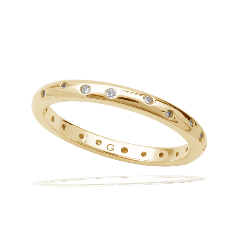 A CHRISTMAS JOURNEY ELLIPSE BAND GOLD