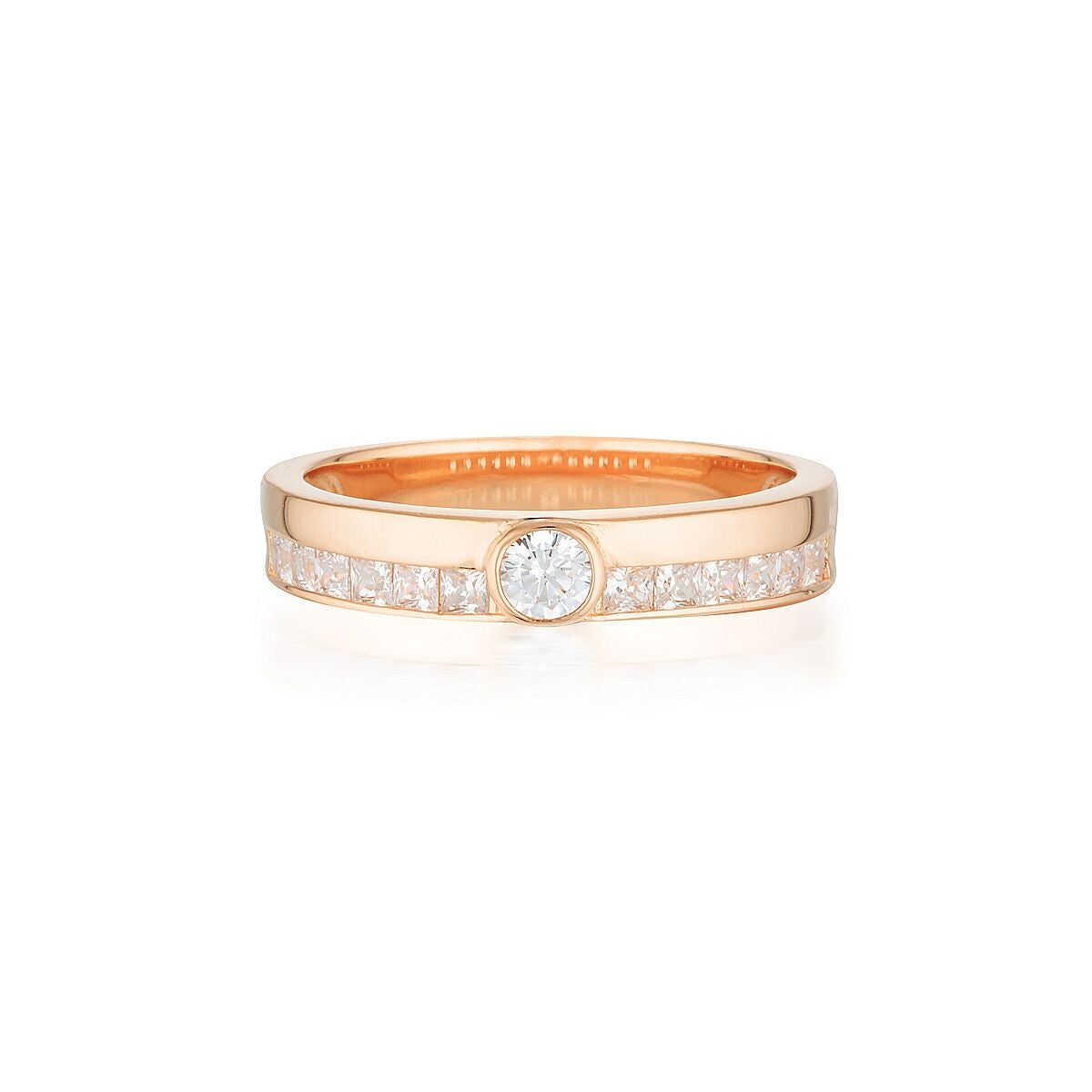 Georgini Mosaic Disc Gold Ring main image 1