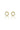 TEN NATURAL DIAMOND CIRCLE EARRINGS GOLD
