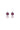 NATURAL RUBY AND TWO NATURAL DIAMOND JULY EARRINGS SILVER