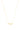 SIX NATURAL DIAMOND LINK PENDANT GOLD