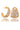 SYDNEY SOIRÉE ROSE BAY EARRINGS GOLD