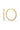 GEORGINI ELEGANT ESSENTIALS 25MM HOOP GOLD