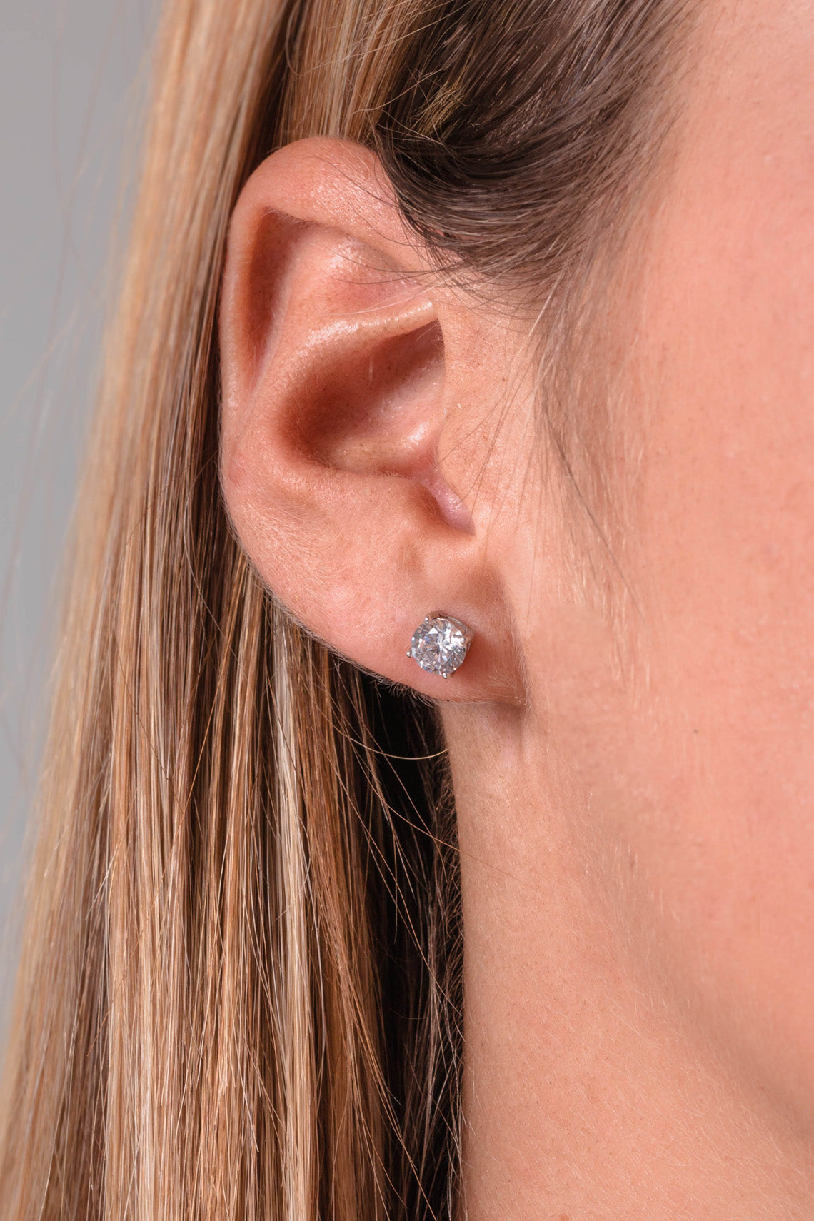 CLEAR ROUND STUD 5MM