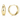 GEORGINI ALCHEMY 925 HOOPS GOLD