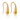 GEORGINI ALCHEMY 925 TEARDROP EARRINGS GOLD