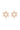 ROCK STAR STAR OF DAVID ROSE GOLD EARRINGS