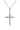 CROSS 1TCW IN 9CT WHITE GOLD PENDANT