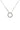 CIRCLE 0.15TCW IN 9CT WHITE GOLD PENDANT