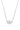 ADAGIO CRESCENT NINE-2-FIVE PEARL NECKLACE SILVER