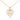 GEORGINI FOREVER HEARTS CLUB LOVE ON LOOP PENDANT GOLD & ROSE GOLD