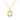 GEORGINI ALCHEMY COUTURE LINK PENDANT GOLD