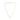 GEORGINI ALCHEMY PAPERCLIP PEARL FOB NECKLACE GOLD