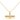 GEORGINI ALCHEMY ANDY FOB PENDANT GOLD
