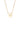 ROCK STAR HEART DISC GOLD PENDANT
