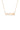 GEORGINI THE LAYERED EDIT GILDED PENDANT ROSE GOLD