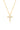 ROCK STAR CROSS GOLD PENDANT