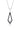 REFLECTION EVOKE PENDANT SILVER & BLACK ENAMEL