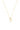 LUXURY LETTERS G INITIAL PENDANT GOLD