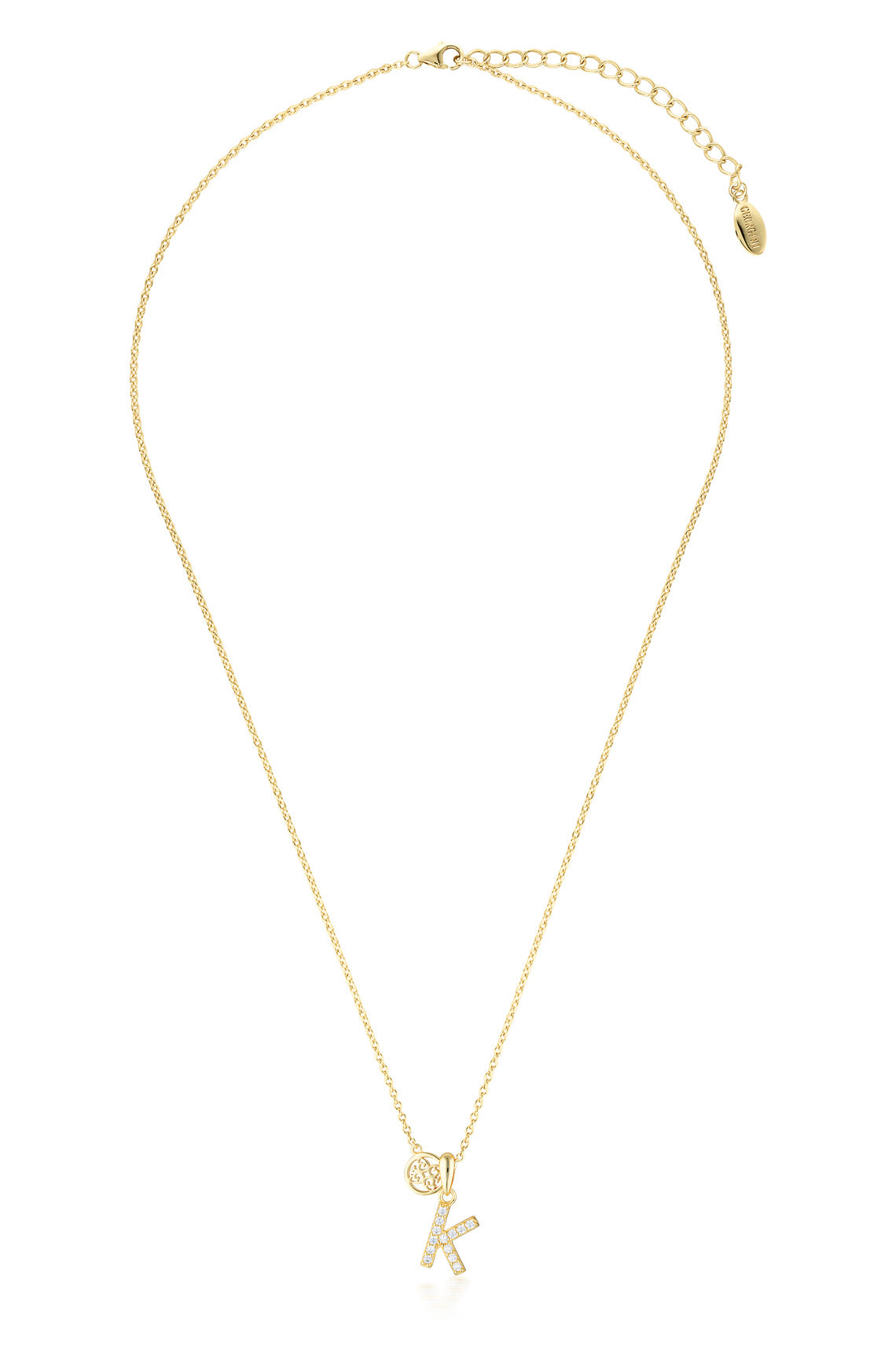 LUXURY LETTERS K INITIAL PENDANT GOLD
