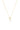 LUXURY LETTERS O INITIAL PENDANT GOLD