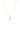 LUXURY LETTERS P INITIAL PENDANT GOLD