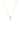 LUXURY LETTERS Q INITIAL PENDANT GOLD