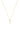 LUXURY LETTERS S INITIAL PENDANT GOLD