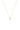 LUXURY LETTERS T INITIAL PENDANT GOLD