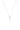 LUXURY LETTERS X INITIAL PENDANT SILVER