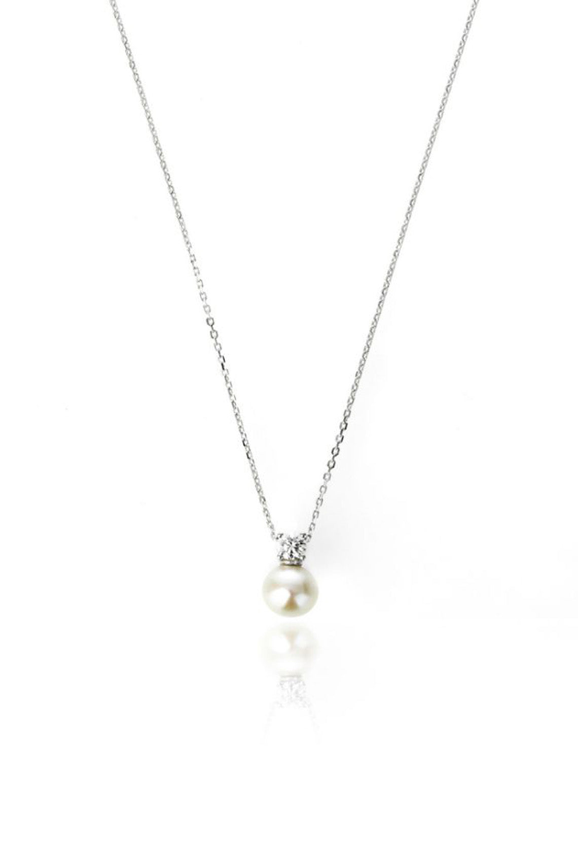 OCEANS NOOSA FRESHWATER PEARL NECKLACE SILVER