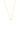 SWEETHEART HEART CHAIN NECKLACE PINK GOLD