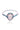 GEORGINI WISTERIA CREATED OPAL FLORIBUNDA RING SILVER