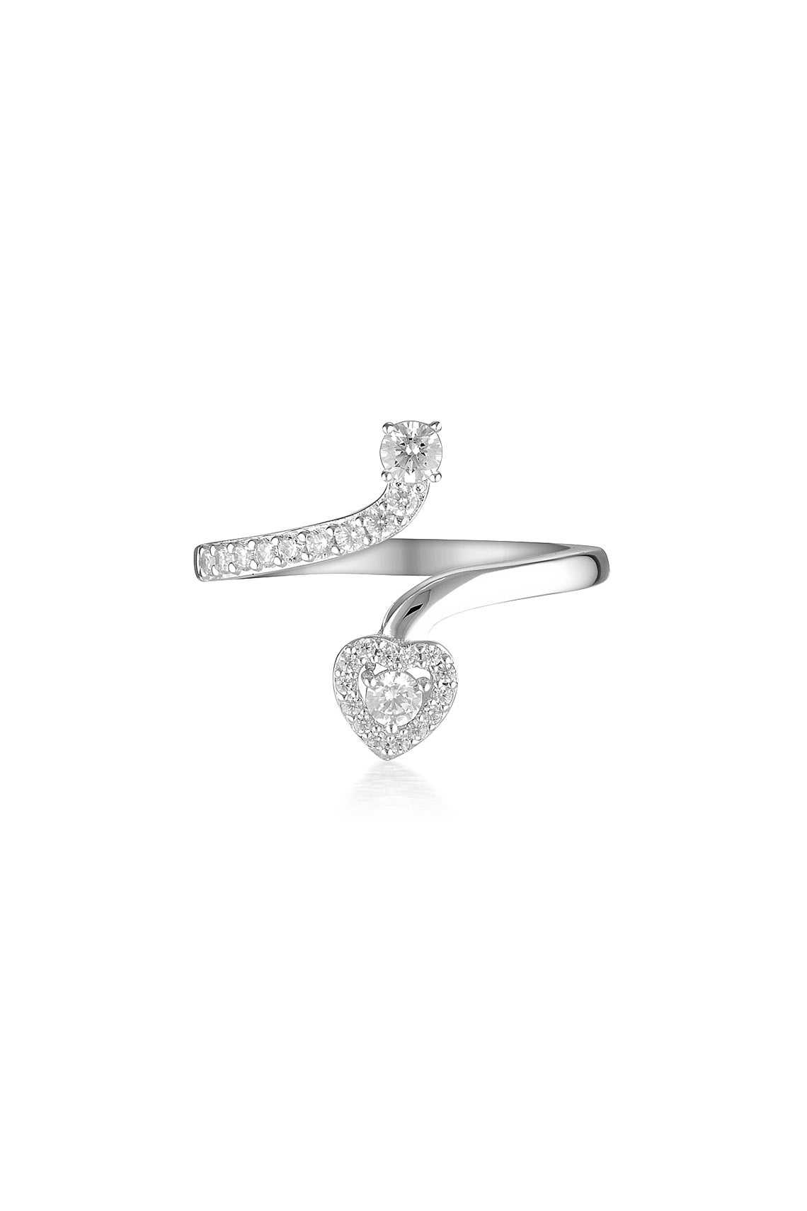 SIGNATURE SEALED WITH A KISS RING SILVER