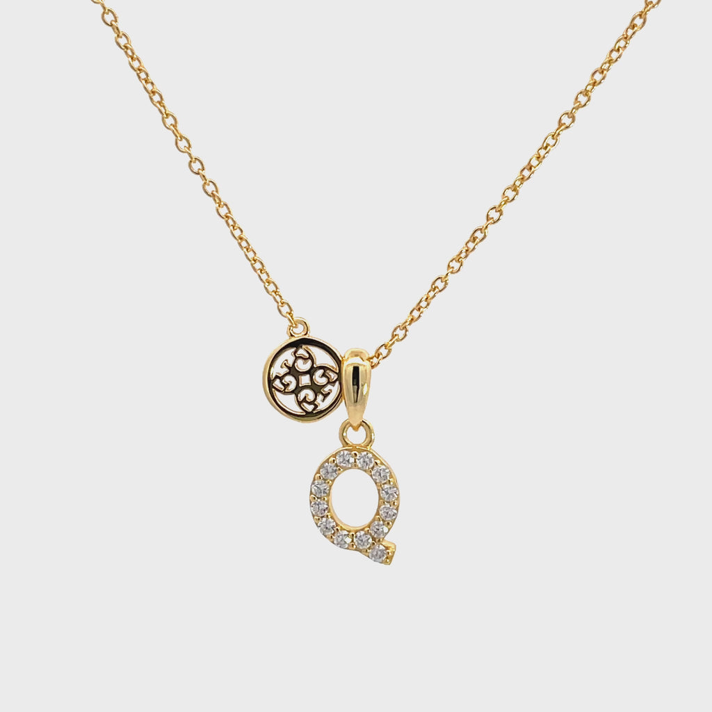 Q initial store necklace