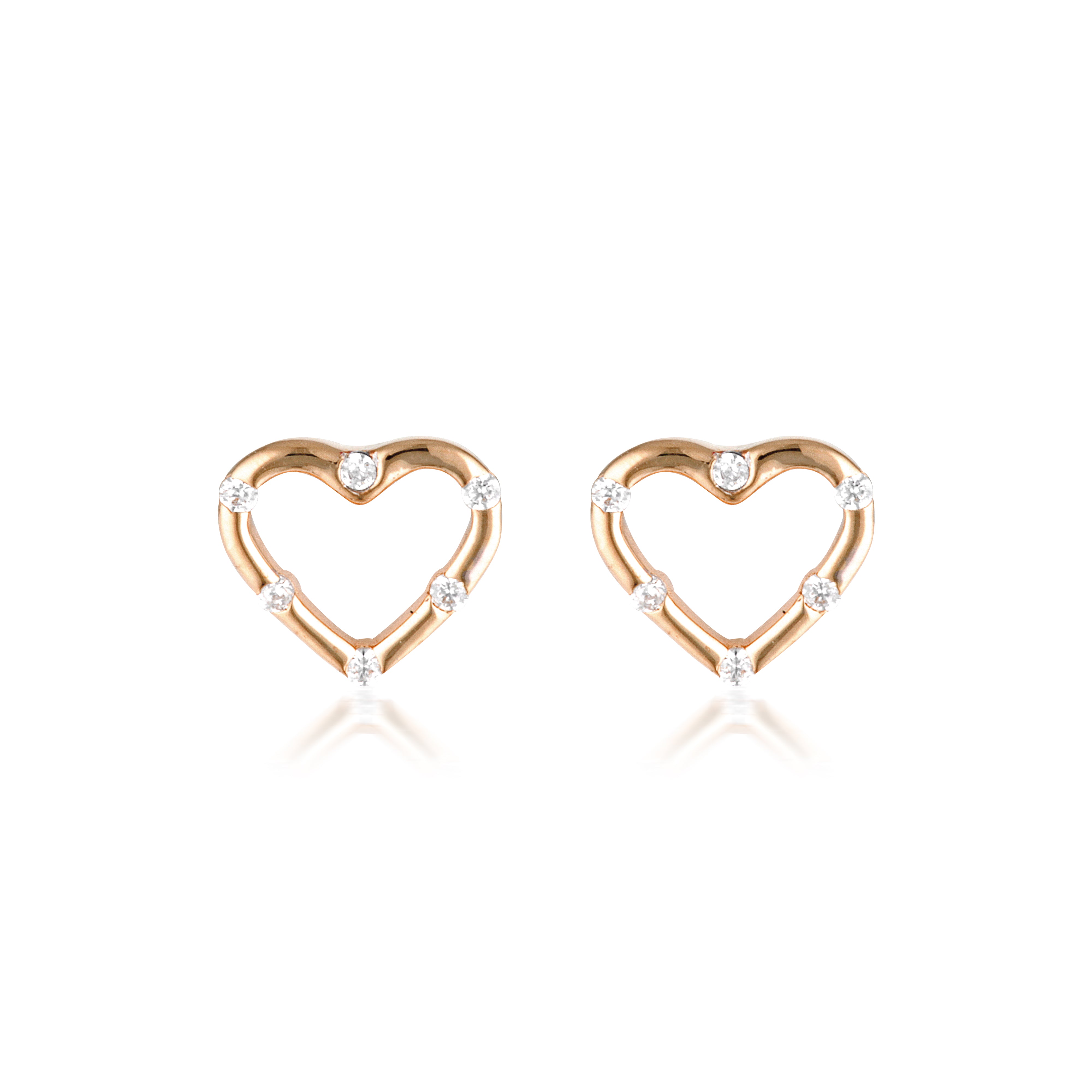 SUMMER SORBET CANDY CUPID EARRINGS ROSE GOLD