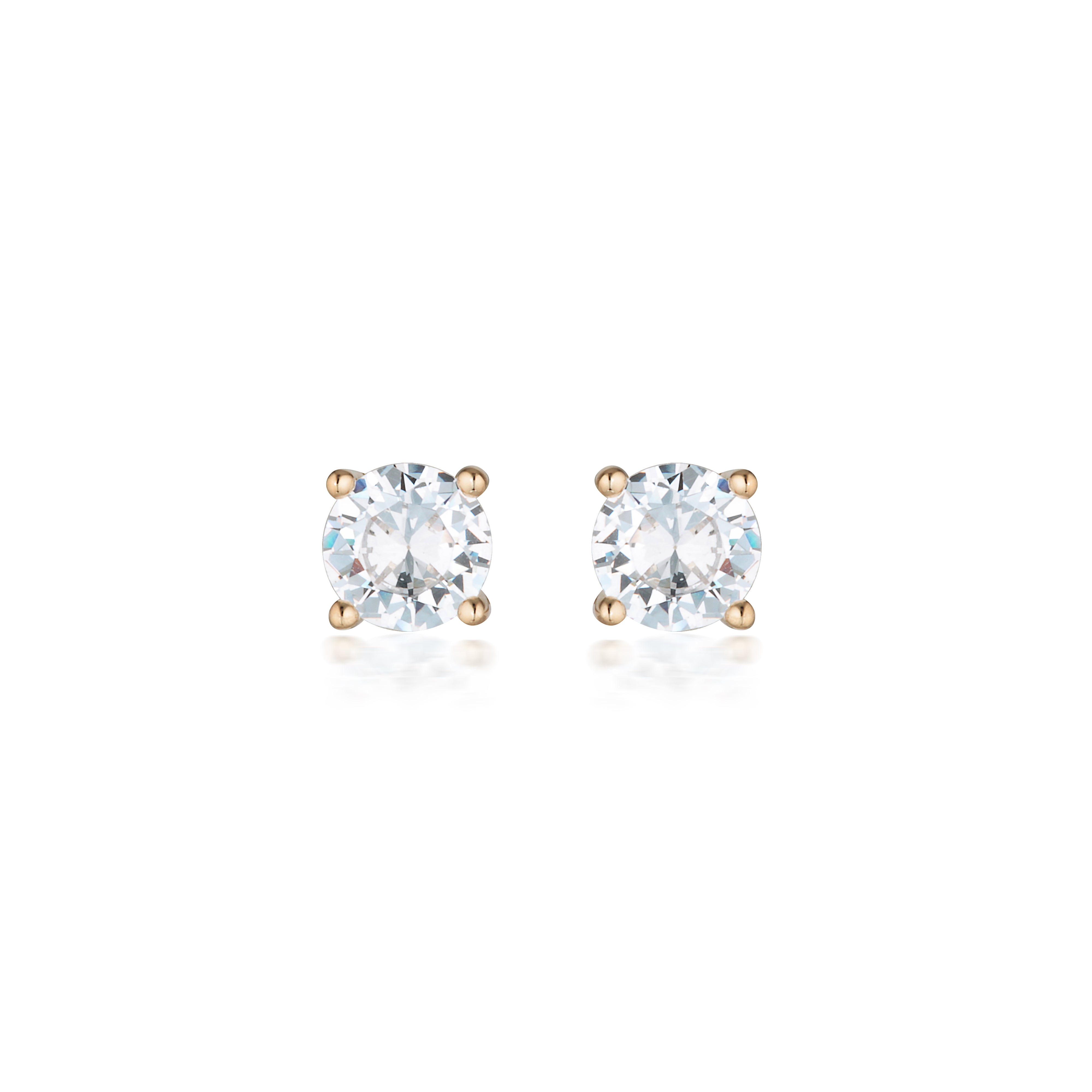 MOISSANITE STUDS 1TCW IN 9CT ROSE GOLD