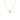 LUCENT WHITE TOPAZ NECKLACE ROSE GOLD