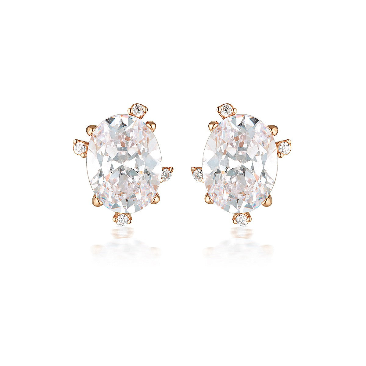 AURORA SOUTHERN LIGHTS EARRINGS ROSE GOLD